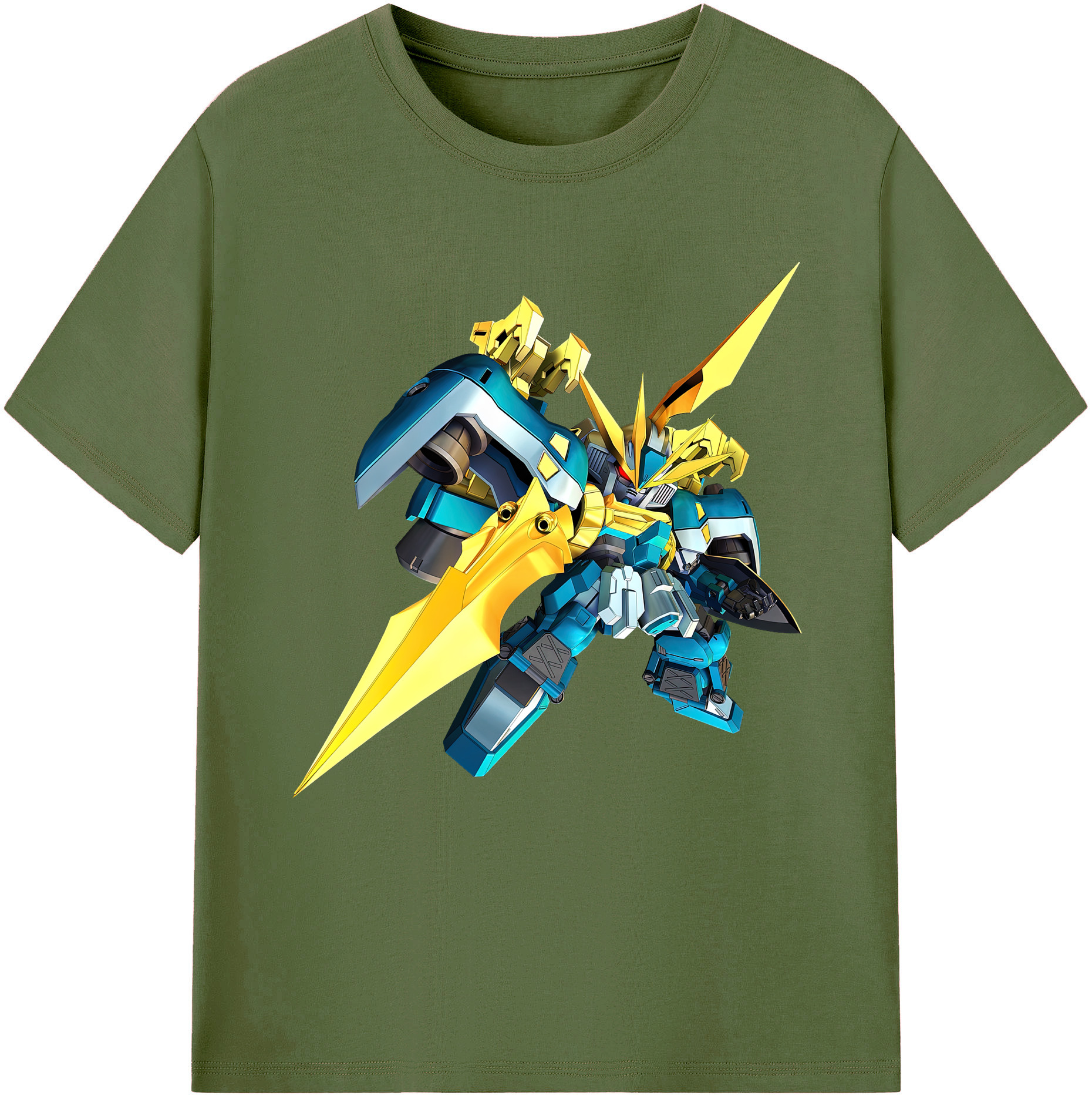 （画像用） 機動戦士ガンダム Mobile Suit Gundam 綿100％半袖Tシャツ（フロントプリント）
